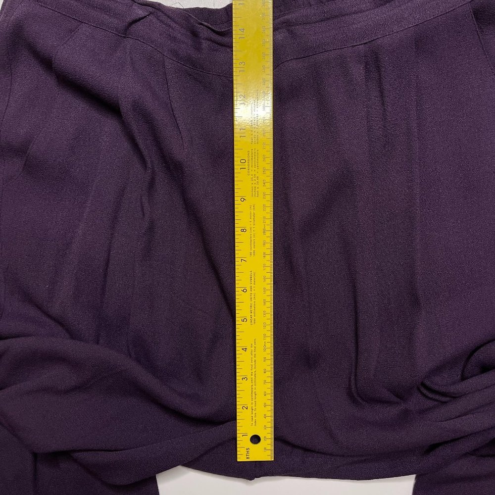 Ladies Purple Rayon 2pc Outfit Set Tank Top Pants - Picture 10 of 12